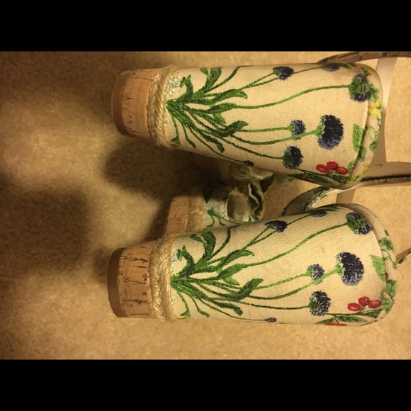 Tory Burch Penny Logo Bow Espadrilles platform - Picture 6 of 8